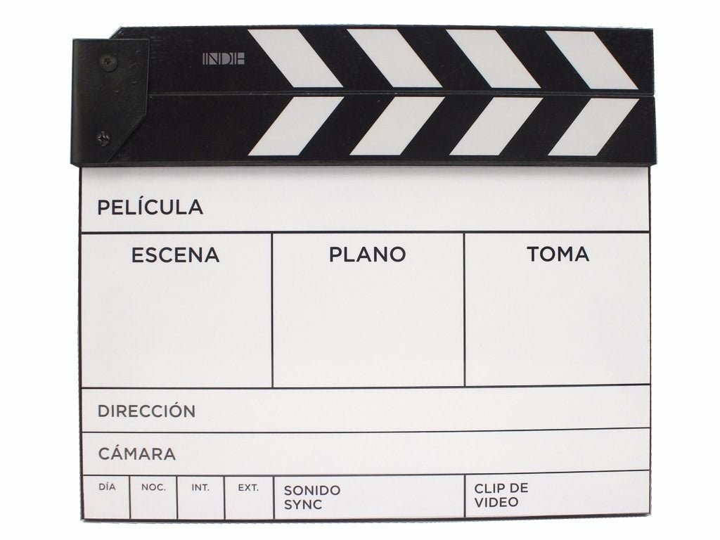 Claqueta plano